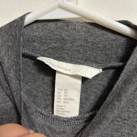 H&M Grey  Cowlneck Tank Top - Picture 2 of 2